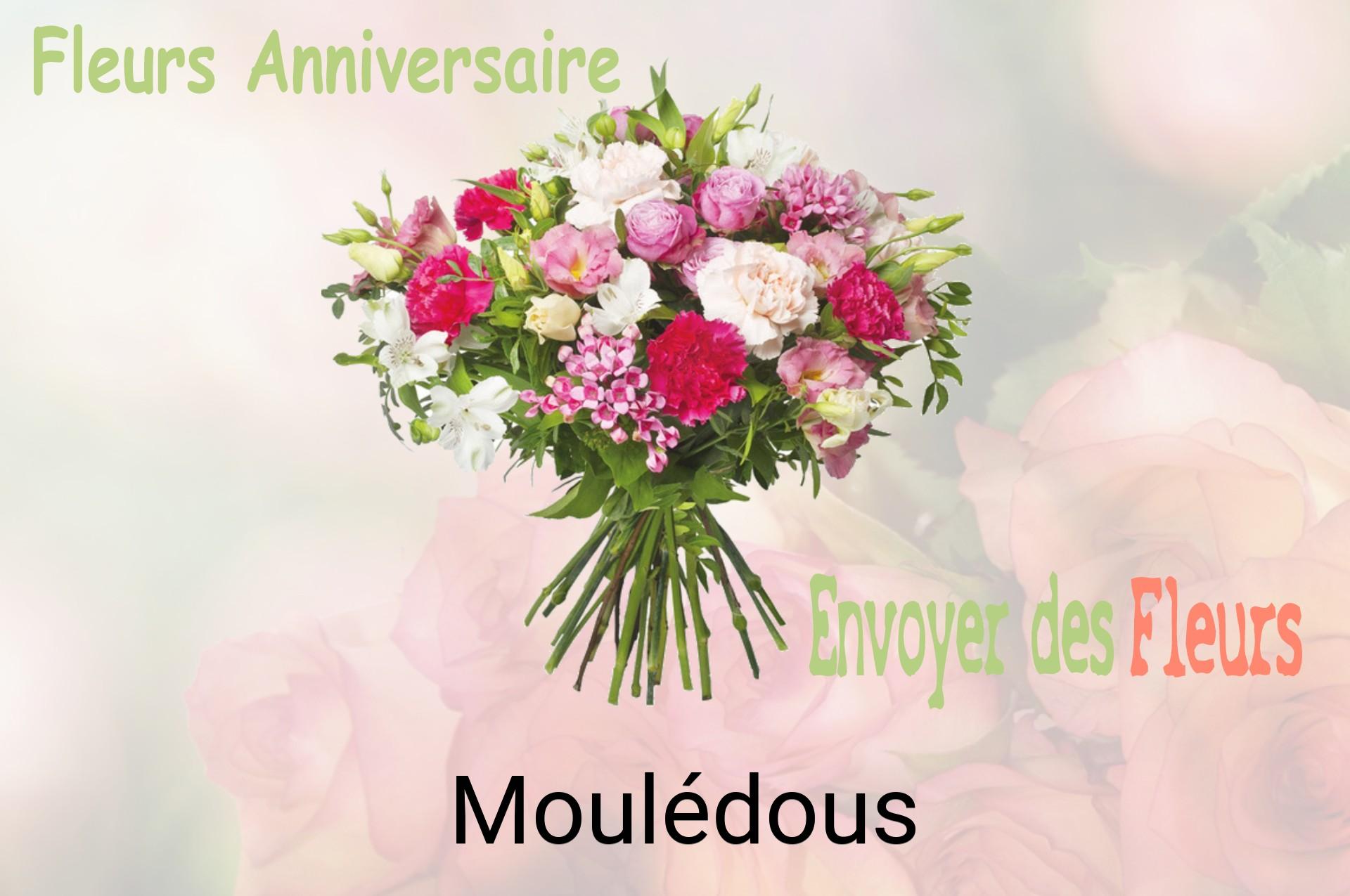 Bouquet de fleurs d’anniversaire livré à Moulédous