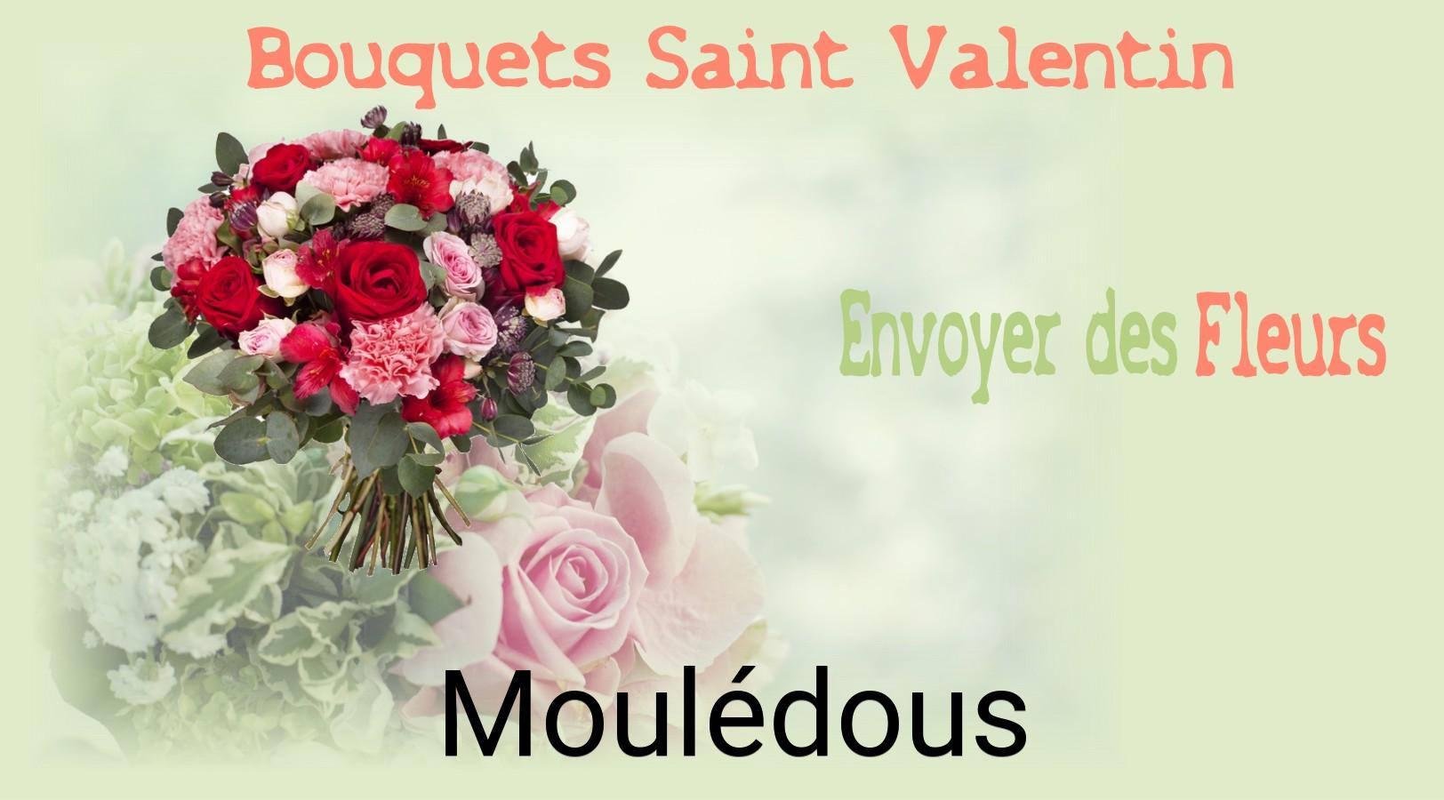 Roses de Saint-Valentin livrées à Moulédous